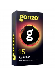Классические презервативы с обильной смазкой Ganzo Classic - 15 шт. - Ganzo - купить с доставкой в Санкт-Петербурге