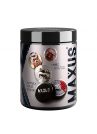 Черные утолщенные презервативы MAXUS Extra Strong с железным кейсом - 15 шт. - Maxus - купить с доставкой в Санкт-Петербурге