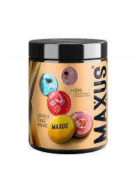 Точечные презервативы MAXUS 2000 Amazing Dots с железным кейсом - 12 шт. - Maxus - купить с доставкой в Санкт-Петербурге