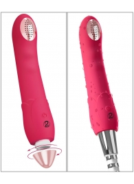Малиновая насадка на душ с вибрацией Showers to orgasm - 20,1 см. - Orion - купить с доставкой в Санкт-Петербурге