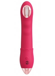 Малиновая насадка на душ с вибрацией Showers to orgasm - 20,1 см. - Orion - купить с доставкой в Санкт-Петербурге