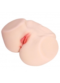 Мастурбатор-полуторс с двойным слоем материала Jenny Onahole Real Vagina - KOKOS - в Санкт-Петербурге купить с доставкой Мастурбатор-полуторс с двойным слоем материала Jenny Onahole Real Vagina - KOKOS - в Санкт-Петербурге купить с доставкой