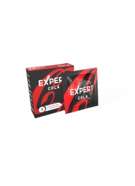 Презервативы с ароматом колы Expert Cola - 3 шт. - Expert - купить с доставкой в Санкт-Петербурге