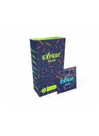 Светящиеся в темноте презервативы Expert Neon - 15 шт. - Expert - купить с доставкой в Санкт-Петербурге