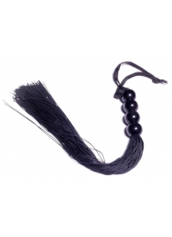 Черная силиконовая плеть - 37 см. - Boys of Toys - купить с доставкой в Санкт-Петербурге