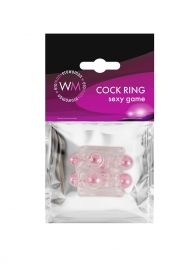 Прозрачная насадка на пенис с цветными шариками - Erowoman-Eroman - в Санкт-Петербурге купить с доставкой