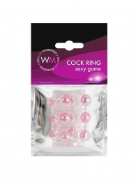 Прозрачная сквозная насадка на пенис с цветными шариками - Erowoman-Eroman - в Санкт-Петербурге купить с доставкой