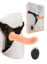 Женский вибрострапон со съемной насадкой и пультом ДУ - Erokay - купить с доставкой в Санкт-Петербурге