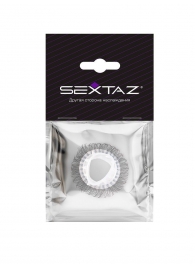 Эластичное эрекционное кольцо с длинными черными «ресничками» - Sextaz - в Санкт-Петербурге купить с доставкой