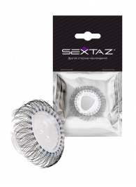 Эластичное эрекционное кольцо с длинными черными «ресничками» - Sextaz - в Санкт-Петербурге купить с доставкой