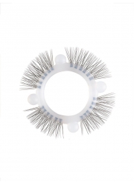 Эластичное кольцо с «ресничками» и 4 шариками - Sextaz - в Санкт-Петербурге купить с доставкой