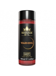 Массажное масло с согревающим эффектом Massage Oil Warming - 100 мл. - HOT - купить с доставкой в Санкт-Петербурге