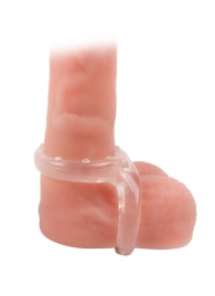 Прозрачное двойное эрекционное кольцо - Sex Expert - в Санкт-Петербурге купить с доставкой