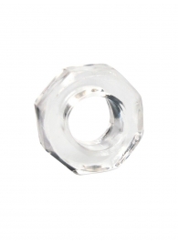 Прозрачное эрекционное кольцо в форме гайки - Sex Expert - в Санкт-Петербурге купить с доставкой