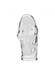 Прозрачная насадка на пенис Booker - 8 см. - Baile - в Санкт-Петербурге купить с доставкой