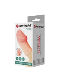 Телесная насадка на пенис Huel - 9 см. - Baile - в Санкт-Петербурге купить с доставкой