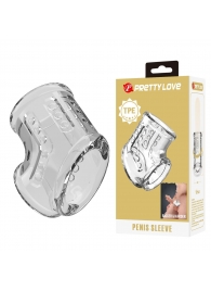 Прозрачная насадка на пенис и мошонку - Baile - в Санкт-Петербурге купить с доставкой