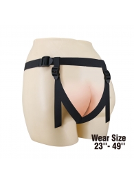 Черные трусики харнесс с платформой Caludio I - Baile - купить с доставкой в Санкт-Петербурге