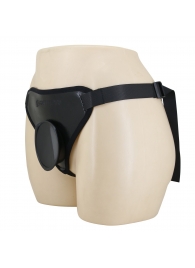 Черные трусики харнесс с платформой Caludio I - Baile - купить с доставкой в Санкт-Петербурге