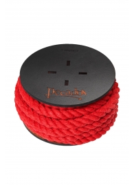 Красная веревка для шибари на катушке - 5 м. - Pecado - купить с доставкой в Санкт-Петербурге