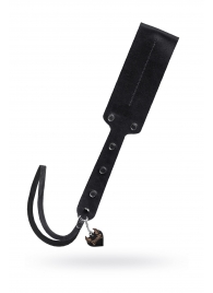 Черный кожаный пэддл - 32 см. - Pecado - купить с доставкой в Санкт-Петербурге