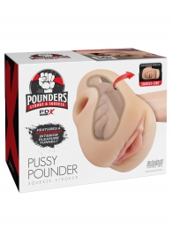 Телесный мастурбатор-вагина Pussy Pounder Squeeze Stroker - Pipedream - в Санкт-Петербурге купить с доставкой