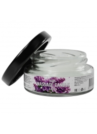 Массажная свеча «Сирень» - 50 мл. - SGAN - купить с доставкой в Санкт-Петербурге