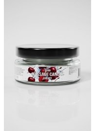 Массажная свеча «Спелая вишня» - 50 мл. - SGAN - купить с доставкой в Санкт-Петербурге