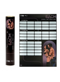 Плакат для двоих со скретч-слоем «БДСМ» - Сима-Ленд - купить с доставкой в Санкт-Петербурге