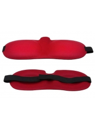 Красная глухая маска на резинке - Sitabella - купить с доставкой в Санкт-Петербурге