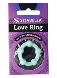 Цветное эрекционное кольцо Love Ring с бусинами - Sitabella - в Санкт-Петербурге купить с доставкой