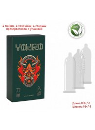 Презервативы YOKIRO Mix - 12 шт. - Sitabella - купить с доставкой в Санкт-Петербурге