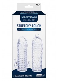 Набор из 2 прозрачных насадок на член Seductive Tickler Sleeves Set - NMC - в Санкт-Петербурге купить с доставкой