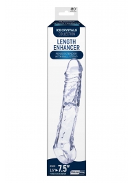 Прозрачная насадка-удлинитель Length Enhancer с подхватом - 22,3 см. - NMC - в Санкт-Петербурге купить с доставкой