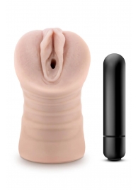 Телесный мастурбатор-вагина Ayumi с вибрацией - Blush Novelties - в Санкт-Петербурге купить с доставкой