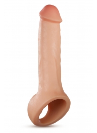 Телесная насадка-удлинитель Thrive 8.75 Inch Realistic Penis Extender Sleeve - 22,2 см. - Blush Novelties - в Санкт-Петербурге купить с доставкой