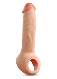 Телесная насадка-удлинитель Thrive 8.75 Inch Realistic Penis Extender Sleeve - 22,2 см. - Blush Novelties - в Санкт-Петербурге купить с доставкой