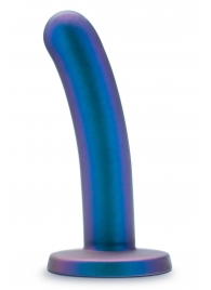 Синяя насадка с гладкой поверхностью Surrender 5.75 Inch Intermediate Pegging Dildo - 14,6 см. - Blush Novelties - купить с доставкой в Санкт-Петербурге