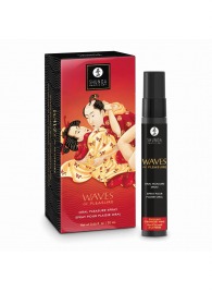 Оральный спрей Waves of Pleasure с ароматом клубники и шампанского - 20 мл. - Shunga - купить с доставкой в Санкт-Петербурге