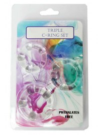 Набор из 3 эрекционных прозрачных колец - Boys of Toys - в Санкт-Петербурге купить с доставкой