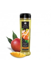 Массажное масло для тела Luscious Mango с ароматом манго - 240 мл. - Shunga - купить с доставкой в Санкт-Петербурге