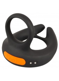 Черный вибростимулятор мошонки RC Scrotum Stimulator with Vibration - Orion - в Санкт-Петербурге купить с доставкой