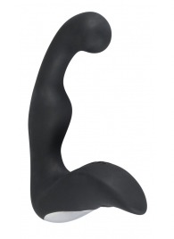 Черный перезаряжаемый стимулятор простаты с вибрацией - 14,6 см. - Orion - в Санкт-Петербурге купить с доставкой
