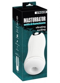 Белый мастурбатор Masturbator with 2 functions - Orion - в Санкт-Петербурге купить с доставкой