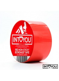 Красный скотч для фиксации Non-Sticky Bondage Tape - 15 м. - Intoyou - купить с доставкой в Санкт-Петербурге