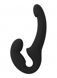 Черный безремневой страпон Share Lite - Fun Factory - купить с доставкой в Санкт-Петербурге