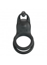 Черное перезаряжаемое виброкольцо Goodwin - Baile - в Санкт-Петербурге купить с доставкой