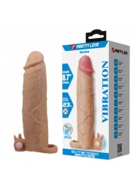 Телесная насадка на пенис Xerxes - 22 см. - Baile - в Санкт-Петербурге купить с доставкой