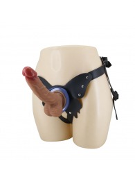 Поясной страпон Wells: трусики в форме бабочки и фаллоимитатор-насадка - Baile - купить с доставкой в Санкт-Петербурге