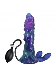 Фиолетовый яйцеродящий фаллоимитатор Duskwalker Sentinal на присоске - 22,4 см. - Baile - купить с доставкой в Санкт-Петербурге